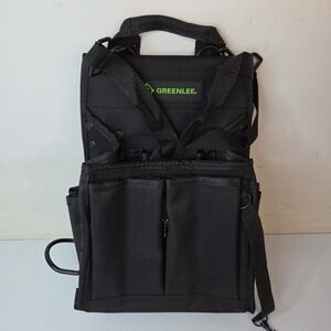 Greenlee 0158-15 Tool Caddy Cordura Black 20 Pockets 10 Inch Utility Pouch
